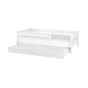 Łóżko Simple 180x80 podwójne biały gładki