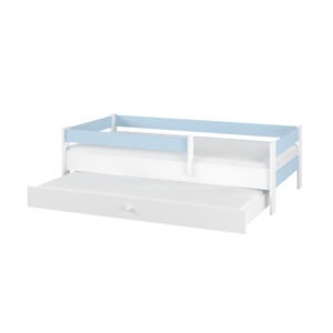 Łóżko Simple 180x80 podwójne niebieski